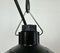 Industrial Bakelite Pendant Light with Frosted Glass, 1970s 5