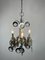 Steel and Crystal Chandelier, Italy, 1960s 5