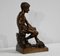 R.Guillaume, L'Enfant à l'Epuisette, 20e Siècle, Bronze 2