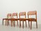 Dänische Mid-Century Stühle von Erik Buch für OD Møbler, 1970er, 4er Set 1