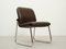 Chaises Mid-Century en Cuir, Italie, 1970s, Set de 4 5