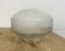 Vintage White Porcelain Ceiling Light with Frosted Glass, 1970s, Image 7