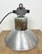 Lámpara colgante industrial de aluminio de Polam Wilkasy, años 60, Imagen 14