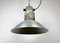 Industrial Aluminium Pendant Lamp from Polam Wilkasy, 1960s 9