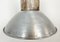 Lámpara colgante industrial de aluminio de Polam Wilkasy, años 60, Imagen 4