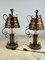 Brutalist Italian Table Lamps, 1960s, Set of 2, Image 1