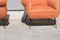 Fauteuils Orange Vintage par Gigi Radice pour Minotti Velluto, 1950, Set de 2 5