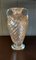 Gerippte italienische Vase aus Muranoglas von Archimede Seguso für Seguso, 1970er 1