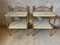 Brass and Marble Bedside Shelf, 1980s, Set of 2 1