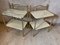 Brass and Marble Bedside Shelf, 1980s, Set of 2, Image 4
