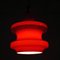 Vintage Crimson Glass Pendant Light, 1970s 3