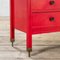 Vintage Red Chest of Drawers in Wood and Brass by Carlo De Carli for Luigi Sormani, 1963 4