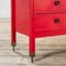 Vintage Red Chest of Drawers in Wood and Brass by Carlo De Carli for Luigi Sormani, 1963, Image 4