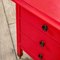 Vintage Red Chest of Drawers in Wood and Brass by Carlo De Carli for Luigi Sormani, 1963 5