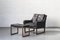 German Easy Chairs with Matching Hocker by Rudolf Glatzel for Kill International, 1960s, Set of 3, Image 4