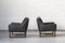 German Easy Chairs with Matching Hocker by Rudolf Glatzel for Kill International, 1960s, Set of 3, Image 3
