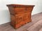 Small 20th Century Italian Oak Bench with Carved Decorations, 1950s 20