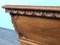 Small 20th Century Italian Oak Bench with Carved Decorations, 1950s, Image 4