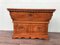 Small 20th Century Italian Oak Bench with Carved Decorations, 1950s, Image 1