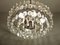 Silver-Plated Crystal Glass Chandelier By Bakalowits & Sons 2