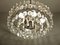 Silver-Plated Crystal Glass Chandelier By Bakalowits & Sons, Image 2