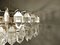 Lámpara de araña de cristal bañado en plata de Bakalowits & Sons, Imagen 9