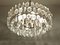 Silver-Plated Crystal Glass Chandelier By Bakalowits & Sons 4