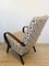 Flower Patterned Armchair by Jaroslav Smidek, 1960s 9