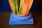 Multicolored Draped Table Lamp, 1980s 7