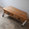 Antique Bakers Prep Table in Wood 5