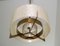 Mid-Century Brass Ceiling Lamp by Kaiser, Germany, 1960s, Image 1