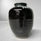 Taishō Period Black Glazed Shigaraki Vase, Japan, 1890s 10