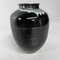 Taishō Period Black Glazed Shigaraki Vase, Japan, 1890s 1