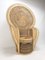Italienischer Mid-Century Stuhl aus Rattan & Korbgeflecht, 1960er 6