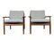 Vintage Teak Armchairs by Svend Aage Eriksen for Glostrup, 1970s, Set of 2, Image 1