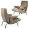 Mid-Century Italian Caramel Leather Armchairs Model Delfino by Erberto Carboni for Arflex, Set of 2 4