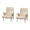 Mid-Century Italian Caramel Leather Armchairs Model Delfino by Erberto Carboni for Arflex, Set of 2 1