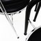 Dark Horse Chairs in Chrome and Black Leather by Rud Thygesen and Johnny Sorensen for Botium, 1980s, Set of 4 9