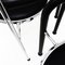 Dark Horse Chairs in Chrome and Black Leather by Rud Thygesen and Johnny Sorensen for Botium, 1980s, Set of 4, Image 9