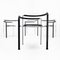 Dark Horse Chairs in Chrome and Black Leather by Rud Thygesen and Johnny Sorensen for Botium, 1980s, Set of 4 7