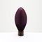 Vintage Italian Bronze, Glass and Iridescent Purple Enamel Spherical Vase from Studio Del Campo, 1960s 4