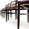 Dining Chairs in Dark Stained Beech in the style of Niels Otto Moller, 1960s, Set of 6 5