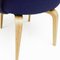 Vintage Executive Armchairs in the Original Knoll Blue Fabric with an Oak Frame Base by Eero Saarinen for Knoll Inc. / Knoll International, 1990s, Set of 4 9