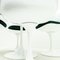 White Tulip Verdi Alpi Marble Topped Table with Matching 151 Tulip Chairs by Eero Saarinen for Knoll International, 1980s, Set of 5 6