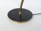 Large Table Lamp in Brass & Anthracite, Italy, 1950s, Image 25