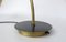 Large Table Lamp in Brass & Anthracite, Italy, 1950s, Image 27