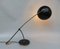 Grande Lampe de Bureau en Laiton et Anthracite, Italie, 1950s 6