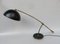 Grande Lampe de Bureau en Laiton et Anthracite, Italie, 1950s 1