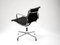 Vintage Aluminium Group Ea108 Swivel Office Desk Chairs in Black Hopsack by Eames for Vitra, 1990s 2