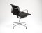 Vintage Aluminium Group Ea108 Swivel Office Desk Chairs in Black Hopsack by Eames for Vitra, 1990s 4